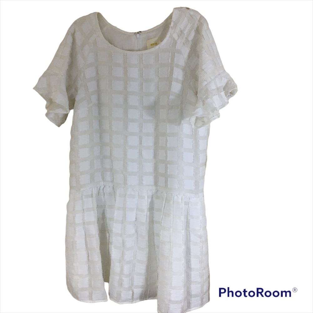 Maeve White Beige Dress Size Large
